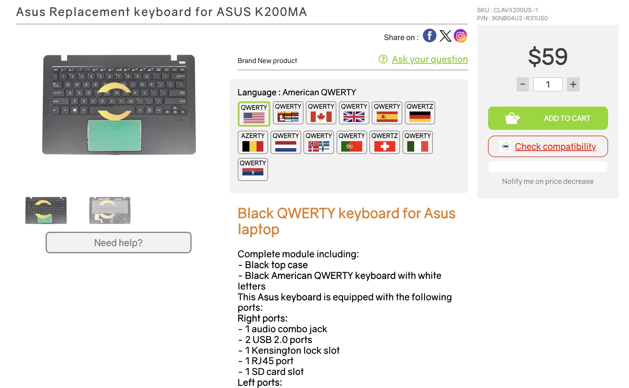 US Keyboard