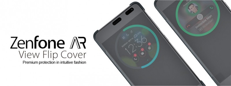 ZenFone AR Black View Flip cover