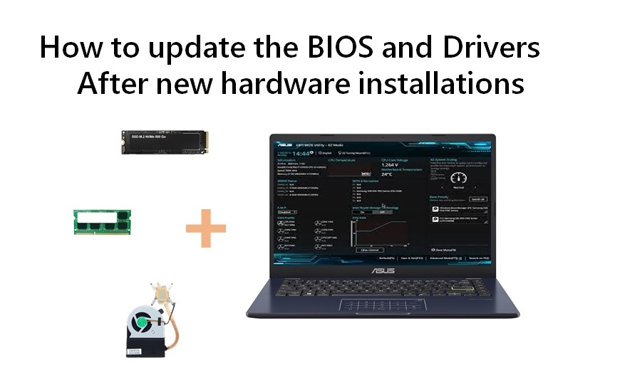 How to update BIOS and Drivers - After new hardware installations