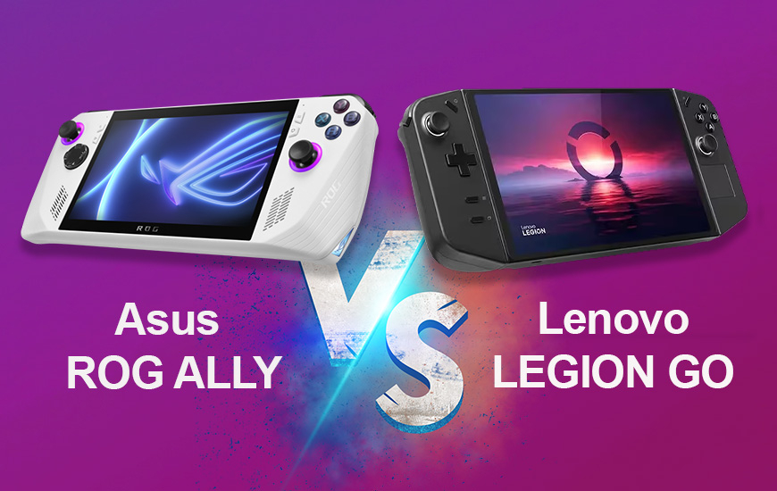 Comparatif console ROG ALLY et Lenovo Legion Go